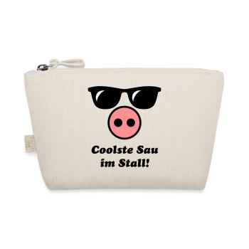 Coolste Sau Im Stall! (Cool) - Bio-Täschchen - Natur - Vorne