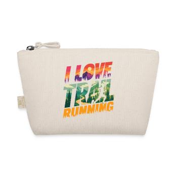 I Love Trail Running - Organic Pouch - nature - Front