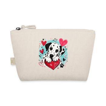 Amour dalmatien - noir - Trousse biologique - nature - Devant
