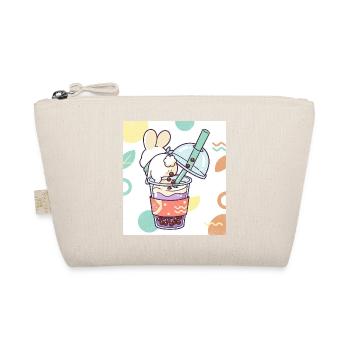 Bubble Tea Boba Drôle de Lapin mignon - Trousse biologique - nature - Devant