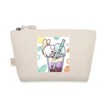 Bubble Tea Boba Drôle de Lapin mignon - Trousse biologique - nature - Devant