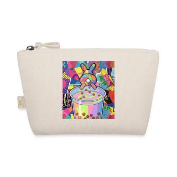 Bubble Tea Boba Drôle de Lapin mignon - Trousse biologique - nature - Devant