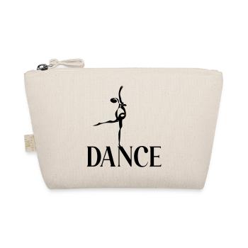 Ballerina Dancing Dance - Organic Pouch - nature - Front