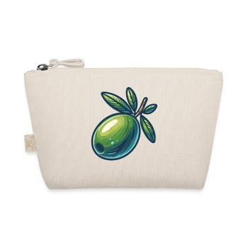 Stylized Olive Emerald - Organic Pouch - nature - Front