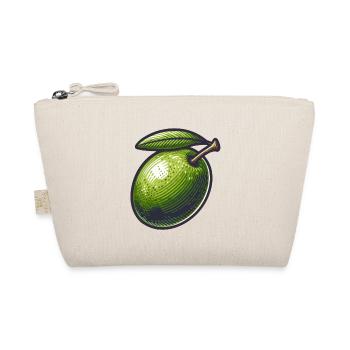 Olivgrüner Vintage-Geist - Bio-Täschchen - Natur - Vorne