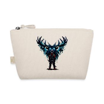 Night Warrior with Blue Wings - Organic Pouch - nature - Front