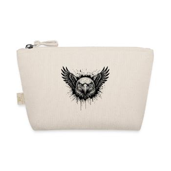 Majestätisches Adler-Splash-Tattoo - Bio-Täschchen - Natur - Vorne
