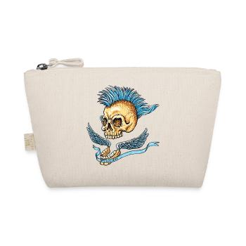 Punk_Skull - Organic Pouch - nature - Front