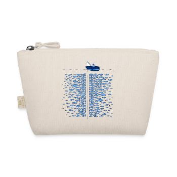 Pêcheur en bateau T-Shirt pêche vintage homme - Trousse biologique - nature - Devant