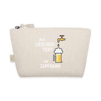 Mein Lieblingstier? Der Zapfhahn! (Bier / 3C) - Bio-Täschchen - Natur - Vorne