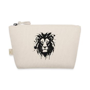 Lion Noir Éclaboussures Peinture - Trousse biologique - nature - Devant