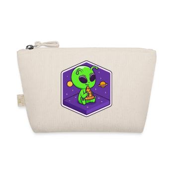 Alien Pizza Scout - Bio-Täschchen - Natur - Vorne