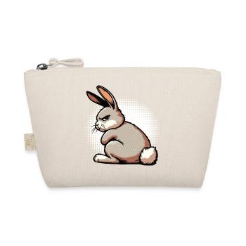 Kaninchen Hase Hasen langohr Klopfer Rammler - Bio-Täschchen - Natur - Vorne