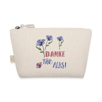 Danke Für Alles  - Bio-Täschchen - Natur - Vorne