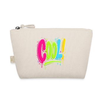 Cool Graffiti Street Art Neon Spray Design Shirt - Organic Pouch - nature - Front