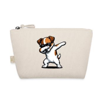 Dabbing Parson Russell Terrier - Organic Pouch - nature - Front