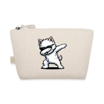 Dabbing West Highland White Terrier - Organic Pouch - nature - Front