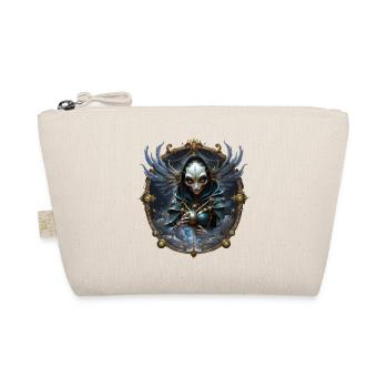 Blue Mystic with Ornate Wings - Organic Pouch - nature - Front