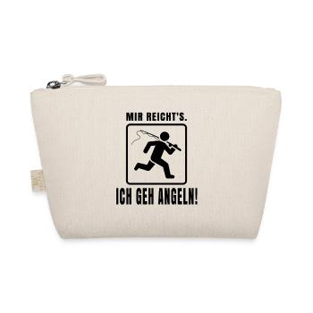 Angeln Spruch – Mir reicht's, ich geh angeln - Bio-Täschchen - Natur - Vorne