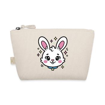 Pastel Star Luminous Bunny - Organic Pouch - nature - Front