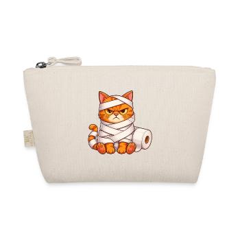 Grumpy Mummy Katze Toilettenpapier - Bio-Täschchen - Natur - Vorne