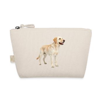 Beige Labrador im Profil - Bio-Täschchen - Natur - Vorne