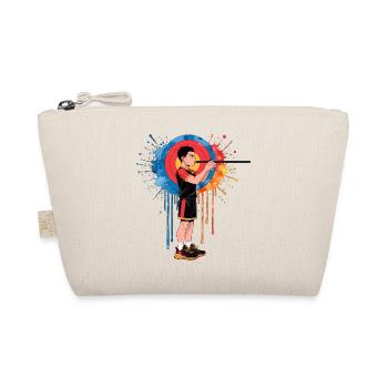 Blasrohrschütze Splash Blasrohrsport Zielscheibe - Bio-Täschchen - Natur - Vorne