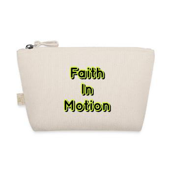 Faith in Motion Neon-Typografie - Bio-Täschchen - Natur - Vorne