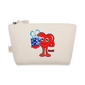 Mucki Riesen-Geschenk - Bio-Täschchen - Natur - Vorne