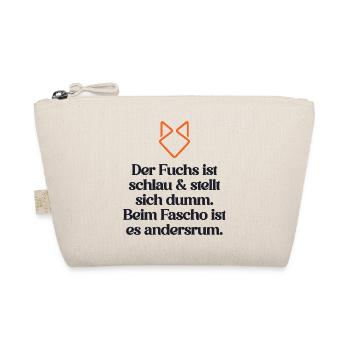 ZEICHEN SETZEN GEGEN RECHTS - Bio-Täschchen - Natur - Vorne