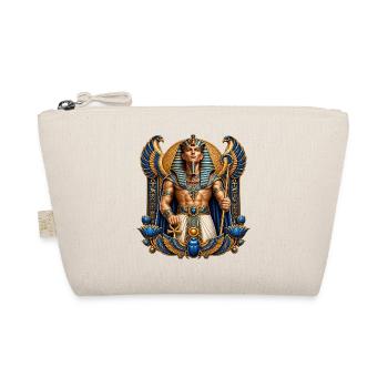 Pharao der Ewigkeit – Gold & Lapis - Bio-Täschchen - Natur - Vorne