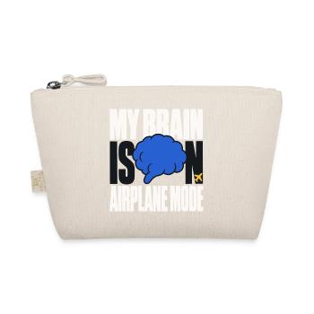 My Brain Is on Airplane Mode – Gehirn Humor - Bio-Täschchen - Natur - Vorne