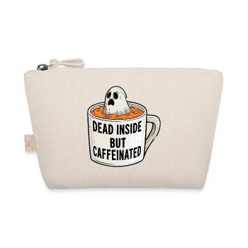 Kaffeegeist: Dead Inside Caffeinated - Bio-Täschchen - Natur - Vorne