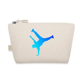 Geschenkidee für den Hip-Hop-Tänzer mit Breakdance - Bio-Täschchen - Natur - Vorne