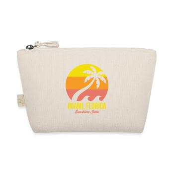 Miami-Florida-Palmen-Sonnenuntergang - Bio-Täschchen - Natur - Vorne