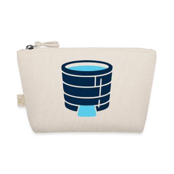 Eisbad Tonne Icon - Bio-Täschchen - Natur - Vorne