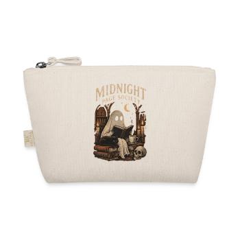 Midnight Page Society – Halloween Ghost - Bio-Täschchen - Natur - Vorne