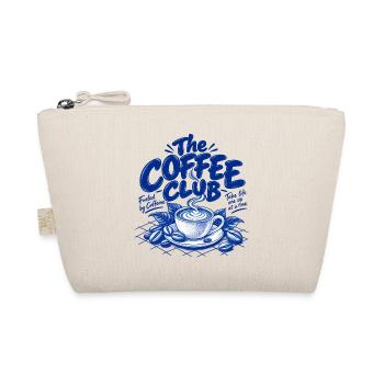 The Coffee Club – Fueled by Caffeine | Retro Kaffe - Bio-Täschchen - Natur - Vorne
