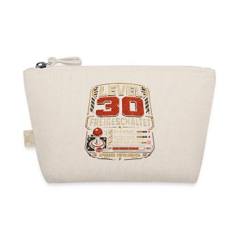 30 Geburtstag Level 30 Gaming Geschenk Humor - Bio-Täschchen - Natur - Vorne