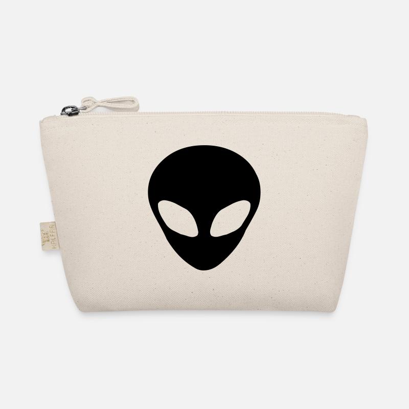 Alien Kopf Bio-Täschchen
