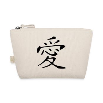 Love Kanji - Organic Pouch - nature - Front