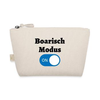 Boarisch Modus - bayerischer Spruch - Bio-Täschchen - Natur - Vorne
