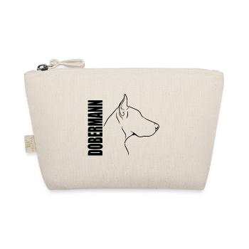 Doberman Profile Dogs Dog Wilsigns - Organic Pouch - nature - Front