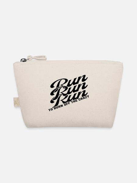 RUN Runner Running Marathon Running Shoes Running - Organic Pouch - nature - Front