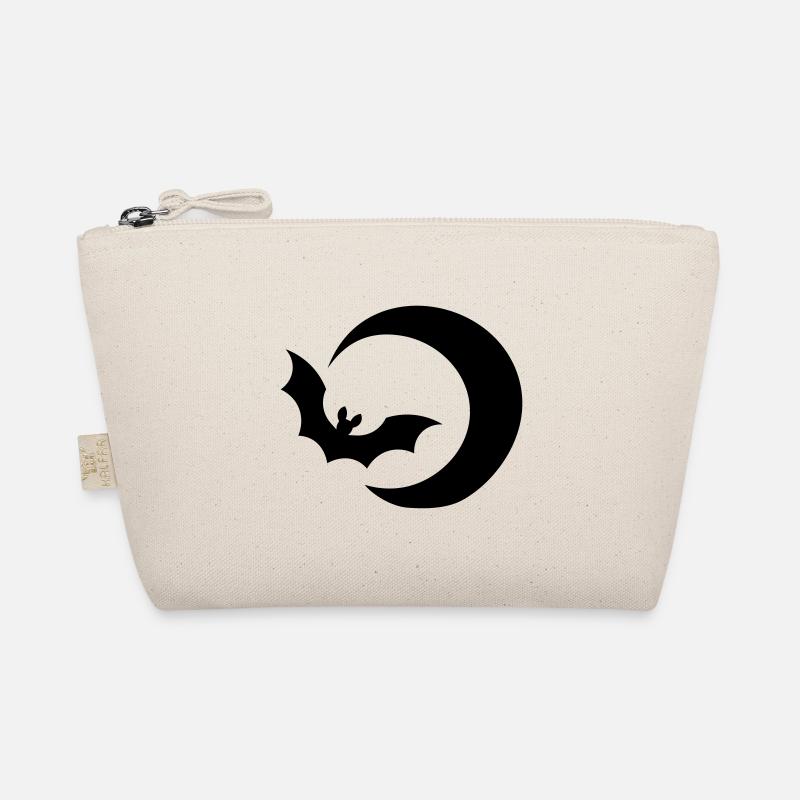 Bat & moon / bat & moon / night sky night Organic Pouch
