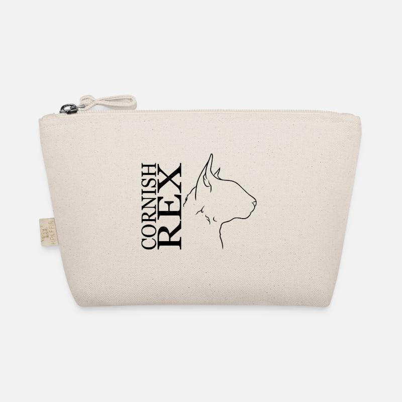 Cornish Rex Profil Katzen Katze Wilsigns Bio-Täschchen