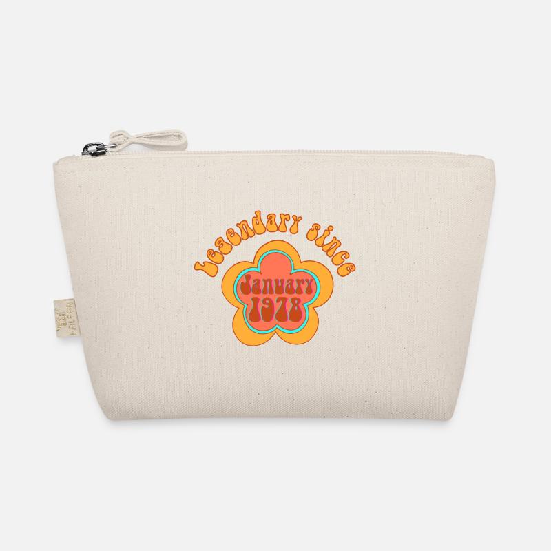 Legendary since January 1978 Birthday Retro Organic Pouch