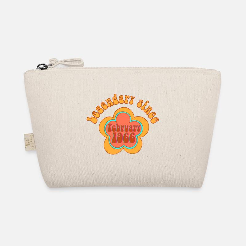 Legendary since February 1966 Birthday Retro Organic Pouch