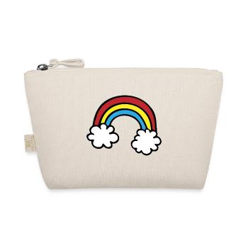 Rainbow two clouds - Organic Pouch - nature - Front
