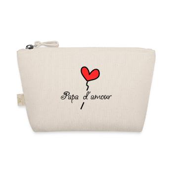 PAPA D'AMOUR. FÊTE DES PÈRES. BONNE FÊTE PAPA. - Trousse biologique - nature - Devant